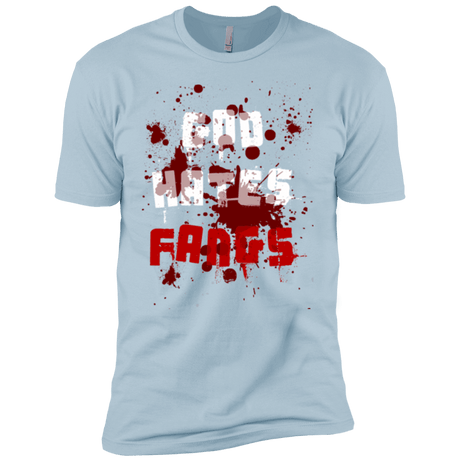 T-Shirts Light Blue / YXS God hates fangs Boys Premium T-Shirt