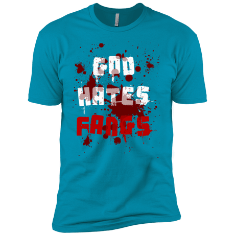 T-Shirts Turquoise / YXS God hates fangs Boys Premium T-Shirt