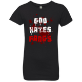 T-Shirts Black / YXS God hates fangs Girls Premium T-Shirt
