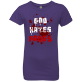 T-Shirts Purple Rush / YXS God hates fangs Girls Premium T-Shirt