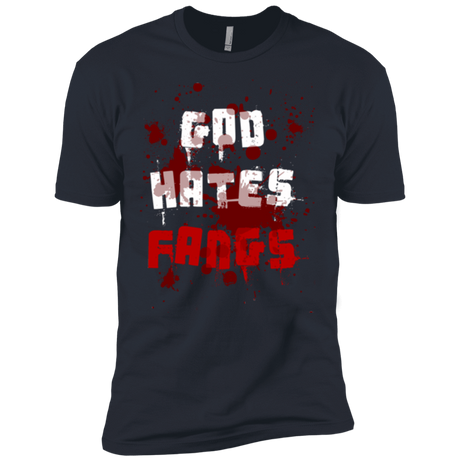 T-Shirts Indigo / X-Small God hates fangs Men's Premium T-Shirt