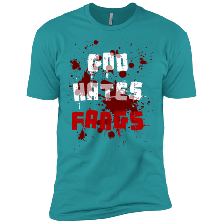 T-Shirts Tahiti Blue / X-Small God hates fangs Men's Premium T-Shirt