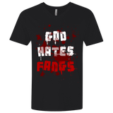 T-Shirts Black / X-Small God hates fangs Men's Premium V-Neck