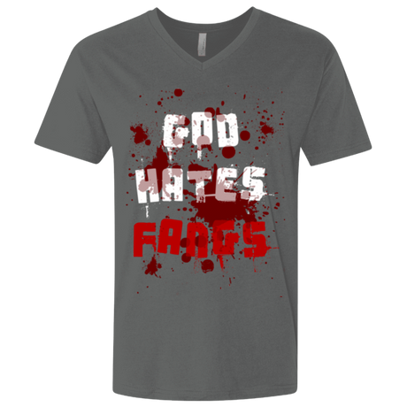 T-Shirts Heavy Metal / X-Small God hates fangs Men's Premium V-Neck