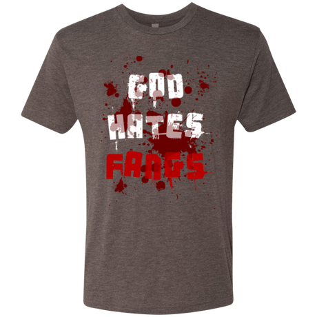 T-Shirts Macchiato / Small God hates fangs Men's Triblend T-Shirt