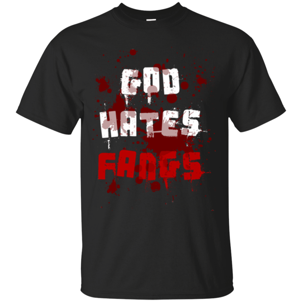 T-Shirts Black / Small God hates fangs T-Shirt
