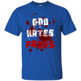 T-Shirts Royal / Small God hates fangs T-Shirt