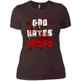 T-Shirts Dark Chocolate / X-Small God hates fangs Women's Premium T-Shirt