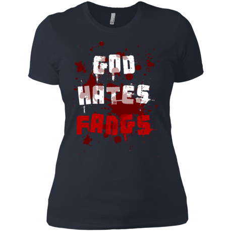 T-Shirts Indigo / X-Small God hates fangs Women's Premium T-Shirt