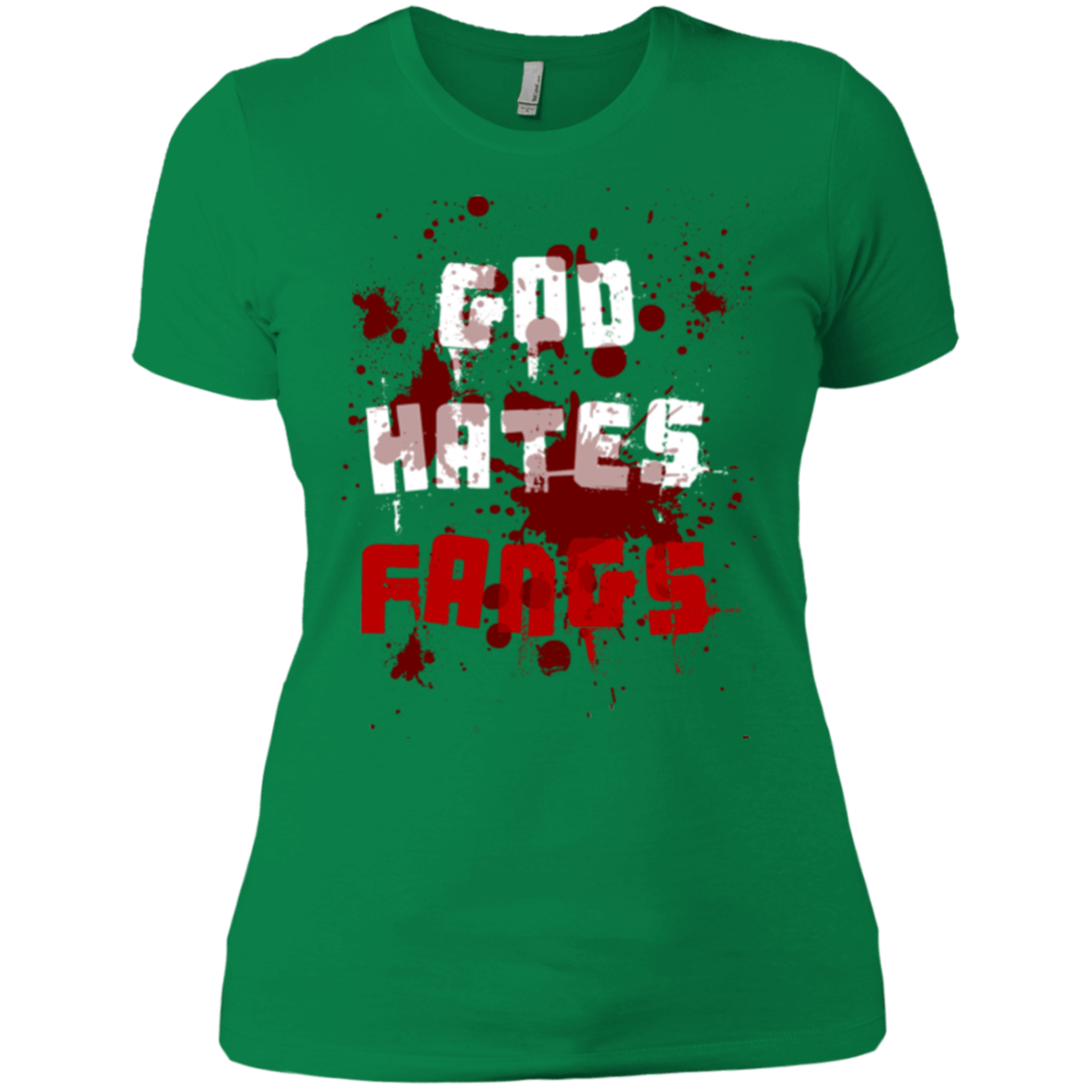 T-Shirts Kelly Green / X-Small God hates fangs Women's Premium T-Shirt