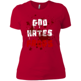 T-Shirts Red / X-Small God hates fangs Women's Premium T-Shirt