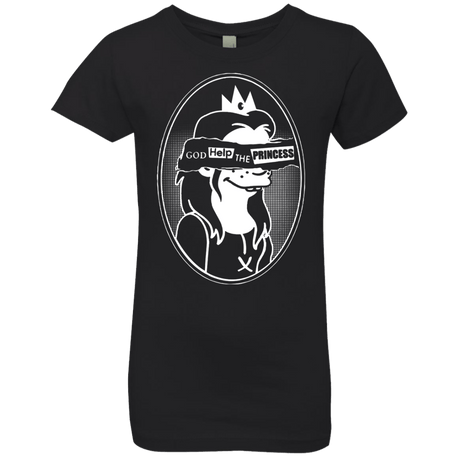 T-Shirts Black / YXS God Help The Princess Girls Premium T-Shirt