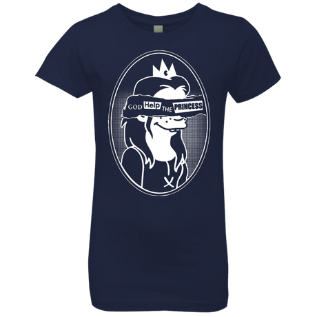 T-Shirts Midnight Navy / YXS God Help The Princess Girls Premium T-Shirt