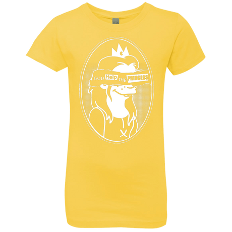 T-Shirts Vibrant Yellow / YXS God Help The Princess Girls Premium T-Shirt