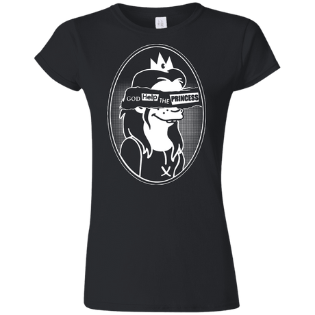 T-Shirts Black / S God Help The Princess Junior Slimmer-Fit T-Shirt