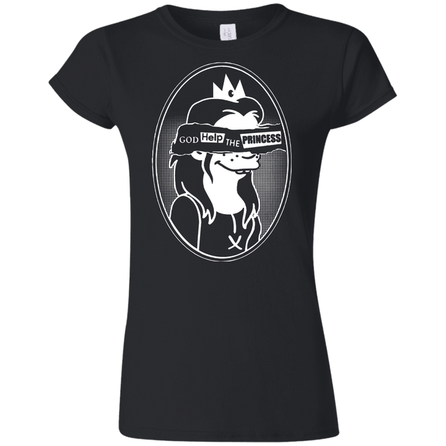 T-Shirts Black / S God Help The Princess Junior Slimmer-Fit T-Shirt