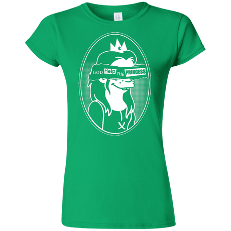 T-Shirts Irish Green / S God Help The Princess Junior Slimmer-Fit T-Shirt