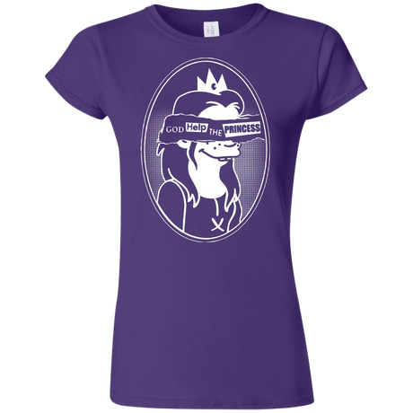 T-Shirts Purple / S God Help The Princess Junior Slimmer-Fit T-Shirt