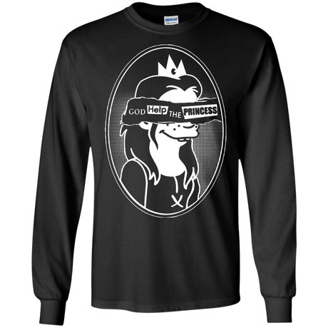 T-Shirts Black / S God Help The Princess Men's Long Sleeve T-Shirt