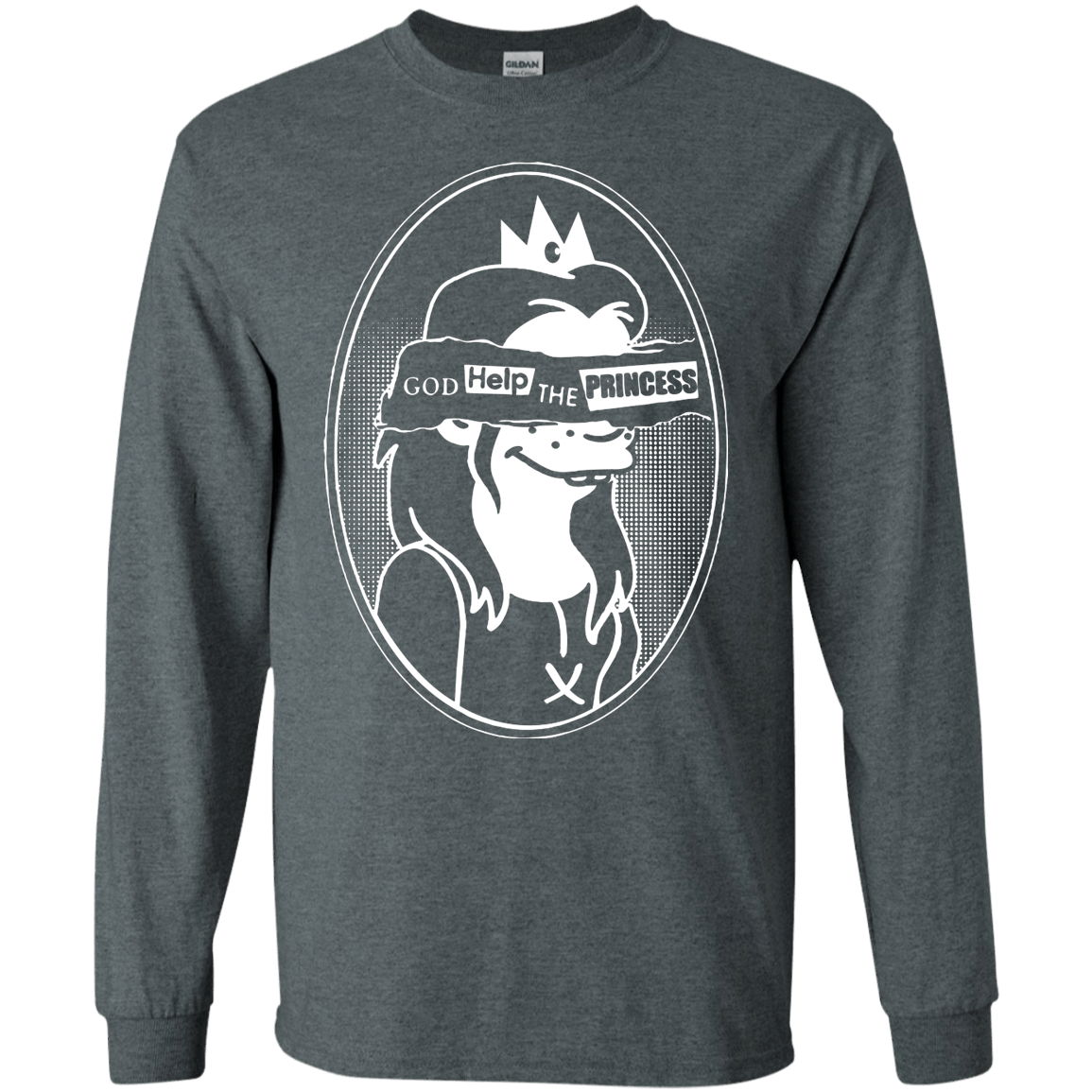 T-Shirts Dark Heather / S God Help The Princess Men's Long Sleeve T-Shirt