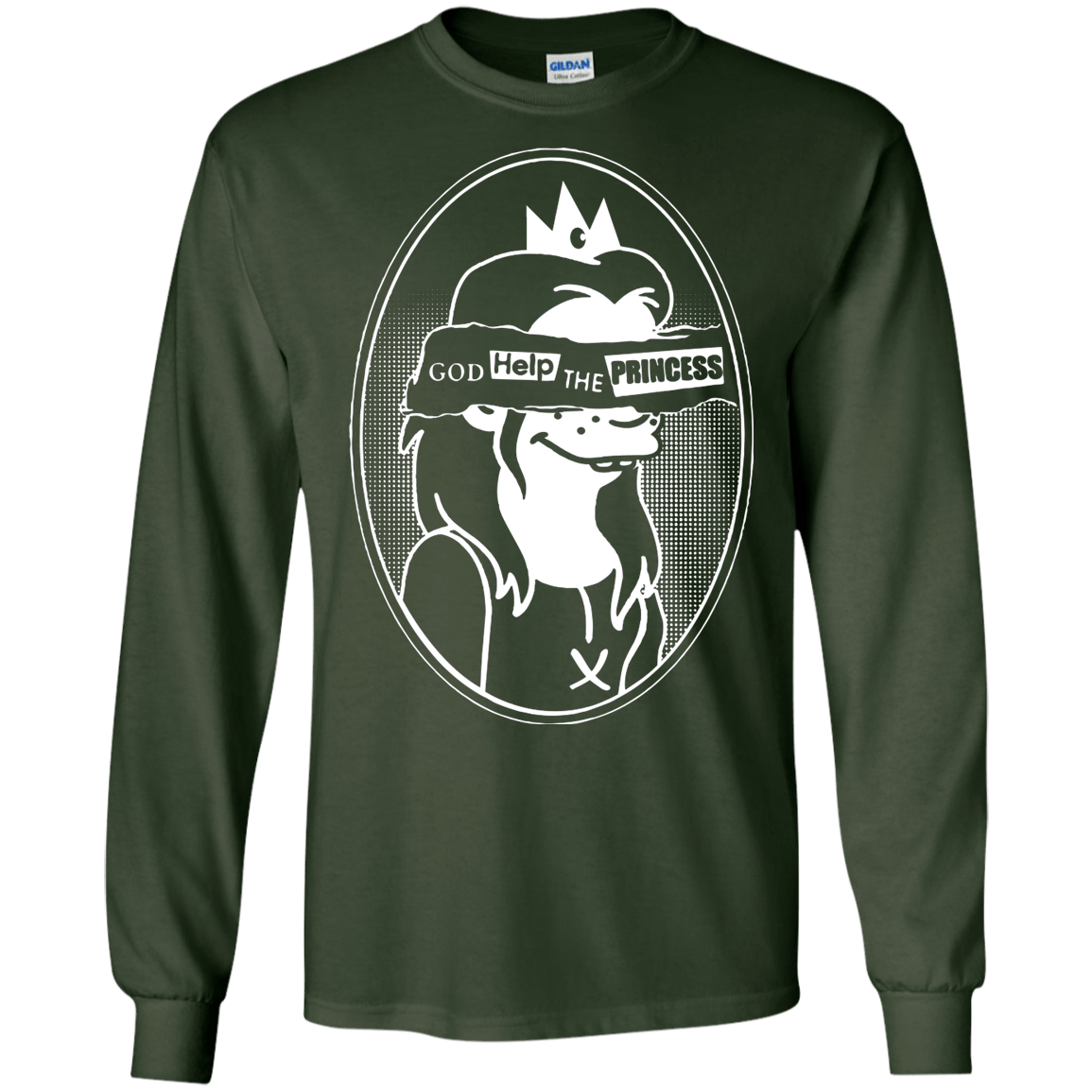 T-Shirts Forest Green / S God Help The Princess Men's Long Sleeve T-Shirt