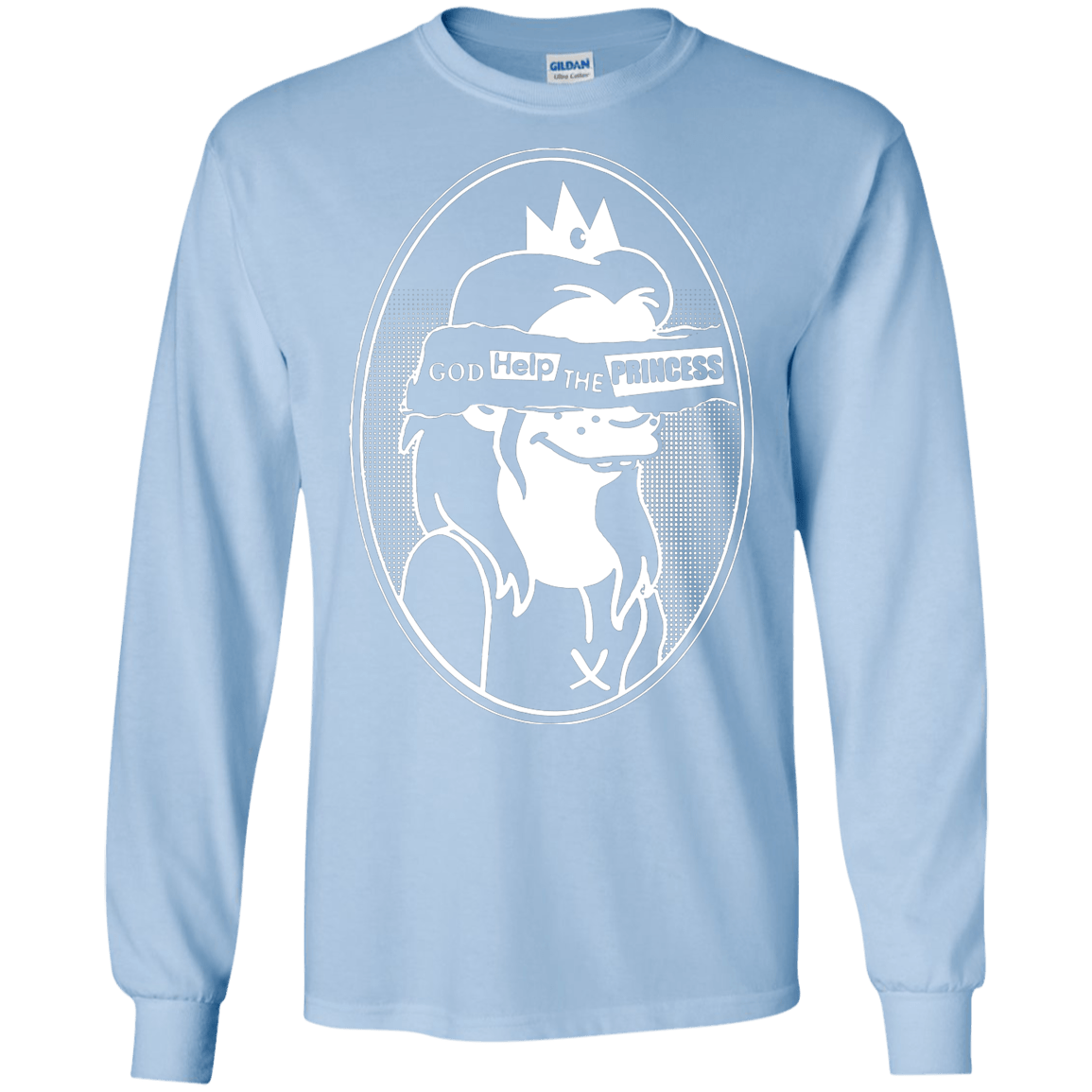 T-Shirts Light Blue / S God Help The Princess Men's Long Sleeve T-Shirt