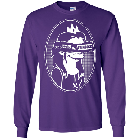T-Shirts Purple / S God Help The Princess Men's Long Sleeve T-Shirt