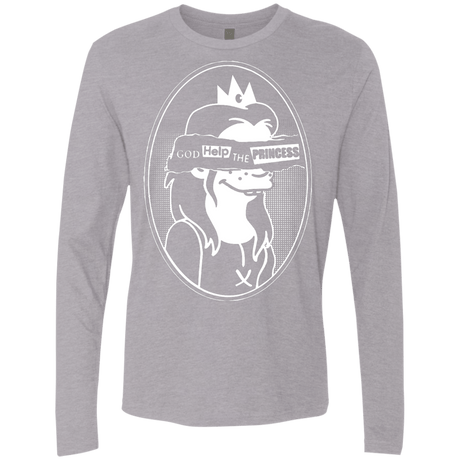 T-Shirts Heather Grey / S God Help The Princess Men's Premium Long Sleeve
