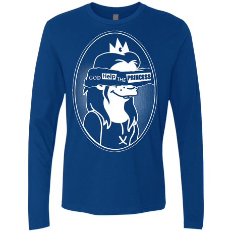 T-Shirts Royal / S God Help The Princess Men's Premium Long Sleeve