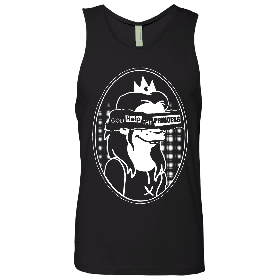 T-Shirts Black / S God Help The Princess Men's Premium Tank Top