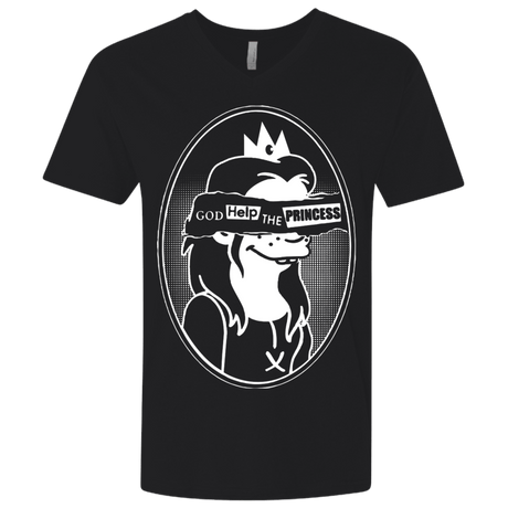 T-Shirts Black / X-Small God Help The Princess Men's Premium V-Neck