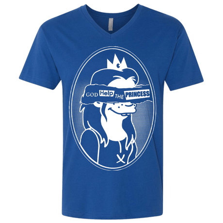 T-Shirts Royal / X-Small God Help The Princess Men's Premium V-Neck