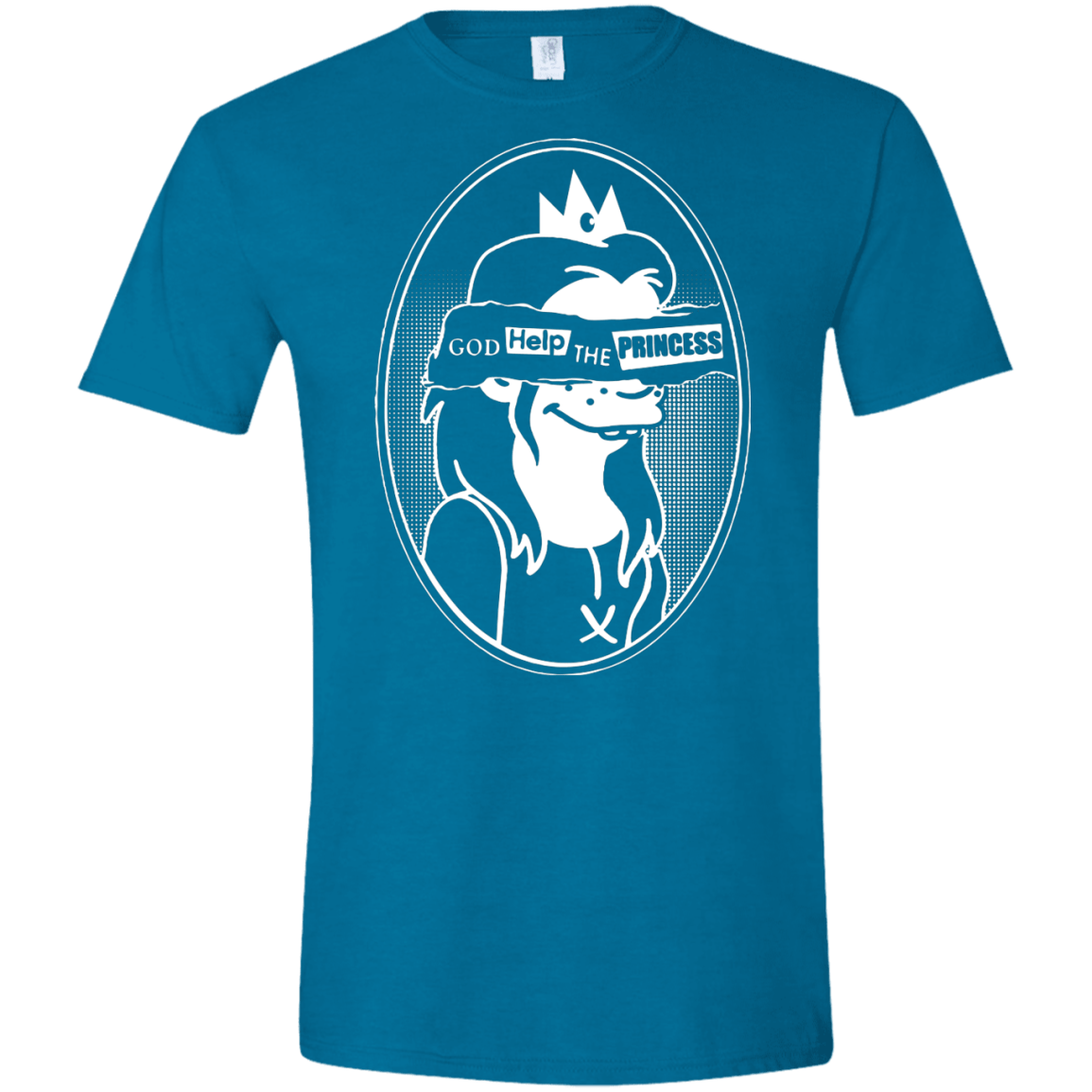 T-Shirts Antique Sapphire / S God Help The Princess Men's Semi-Fitted Softstyle