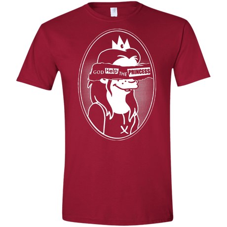 T-Shirts Cardinal Red / S God Help The Princess Men's Semi-Fitted Softstyle