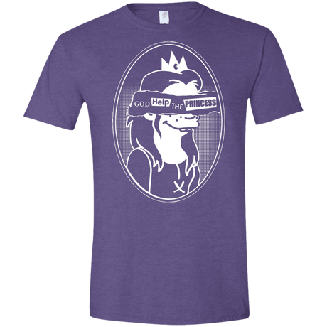 T-Shirts Heather Purple / S God Help The Princess Men's Semi-Fitted Softstyle