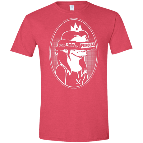 T-Shirts Heather Red / S God Help The Princess Men's Semi-Fitted Softstyle