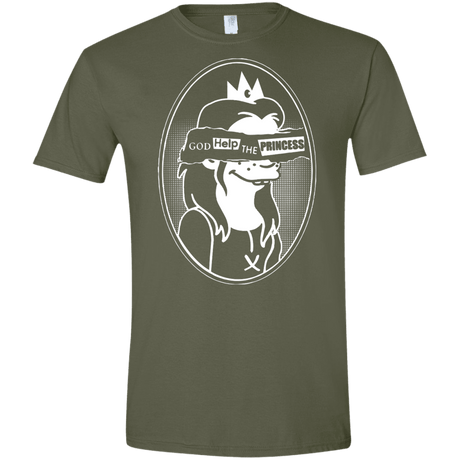 T-Shirts Military Green / S God Help The Princess Men's Semi-Fitted Softstyle