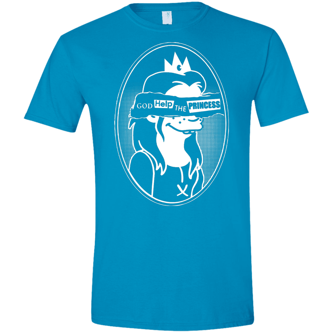 T-Shirts Sapphire / S God Help The Princess Men's Semi-Fitted Softstyle