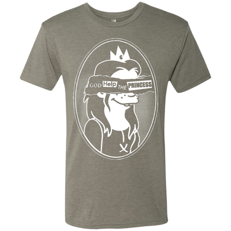 T-Shirts Venetian Grey / S God Help The Princess Men's Triblend T-Shirt