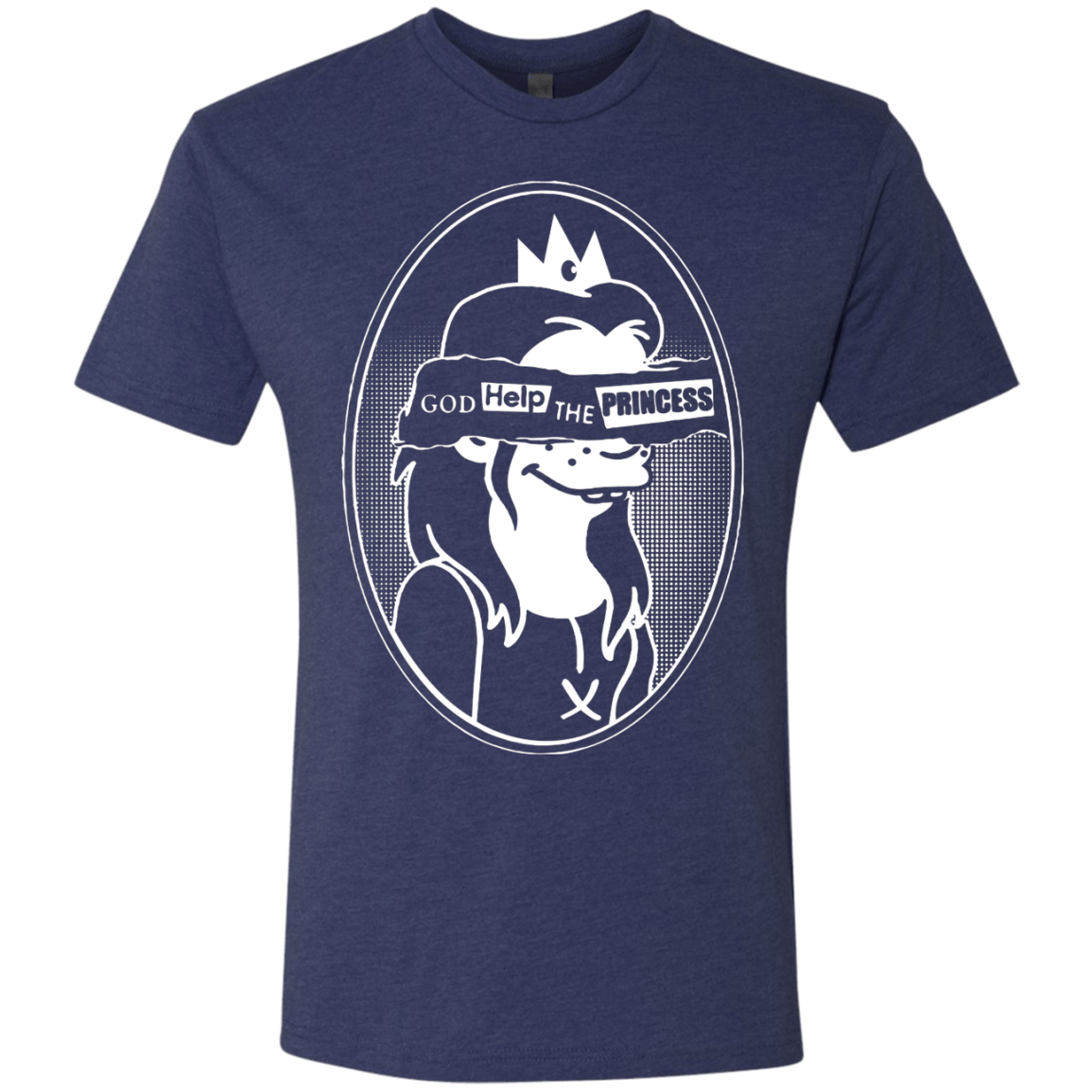 T-Shirts Vintage Navy / S God Help The Princess Men's Triblend T-Shirt