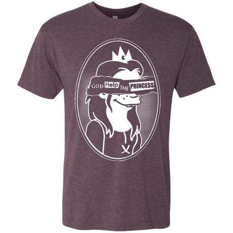 T-Shirts Vintage Purple / S God Help The Princess Men's Triblend T-Shirt
