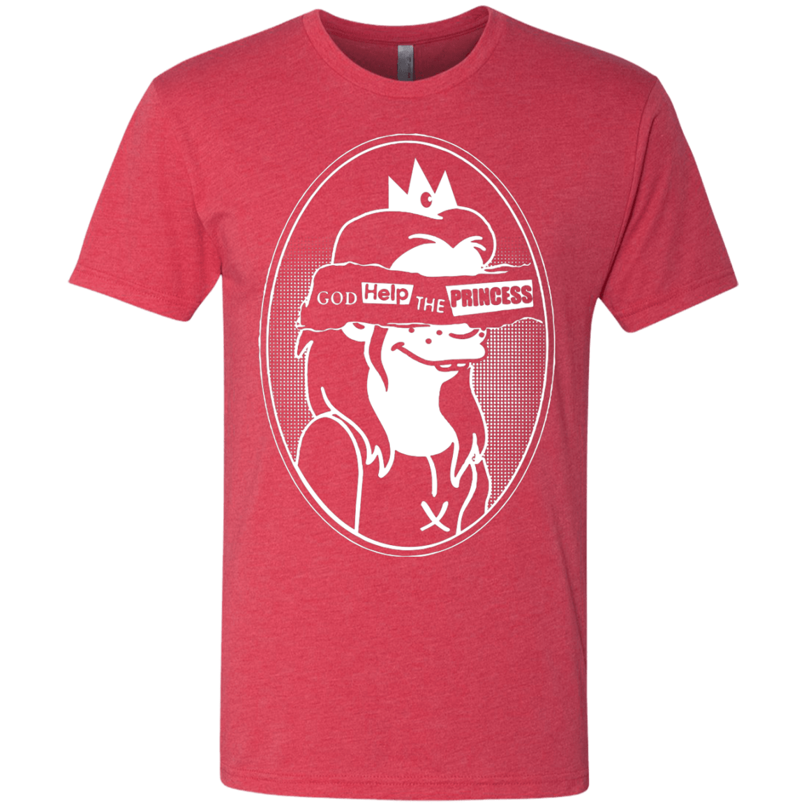 T-Shirts Vintage Red / S God Help The Princess Men's Triblend T-Shirt