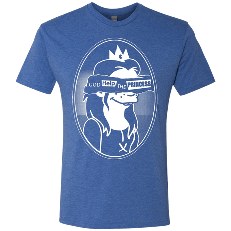 T-Shirts Vintage Royal / S God Help The Princess Men's Triblend T-Shirt