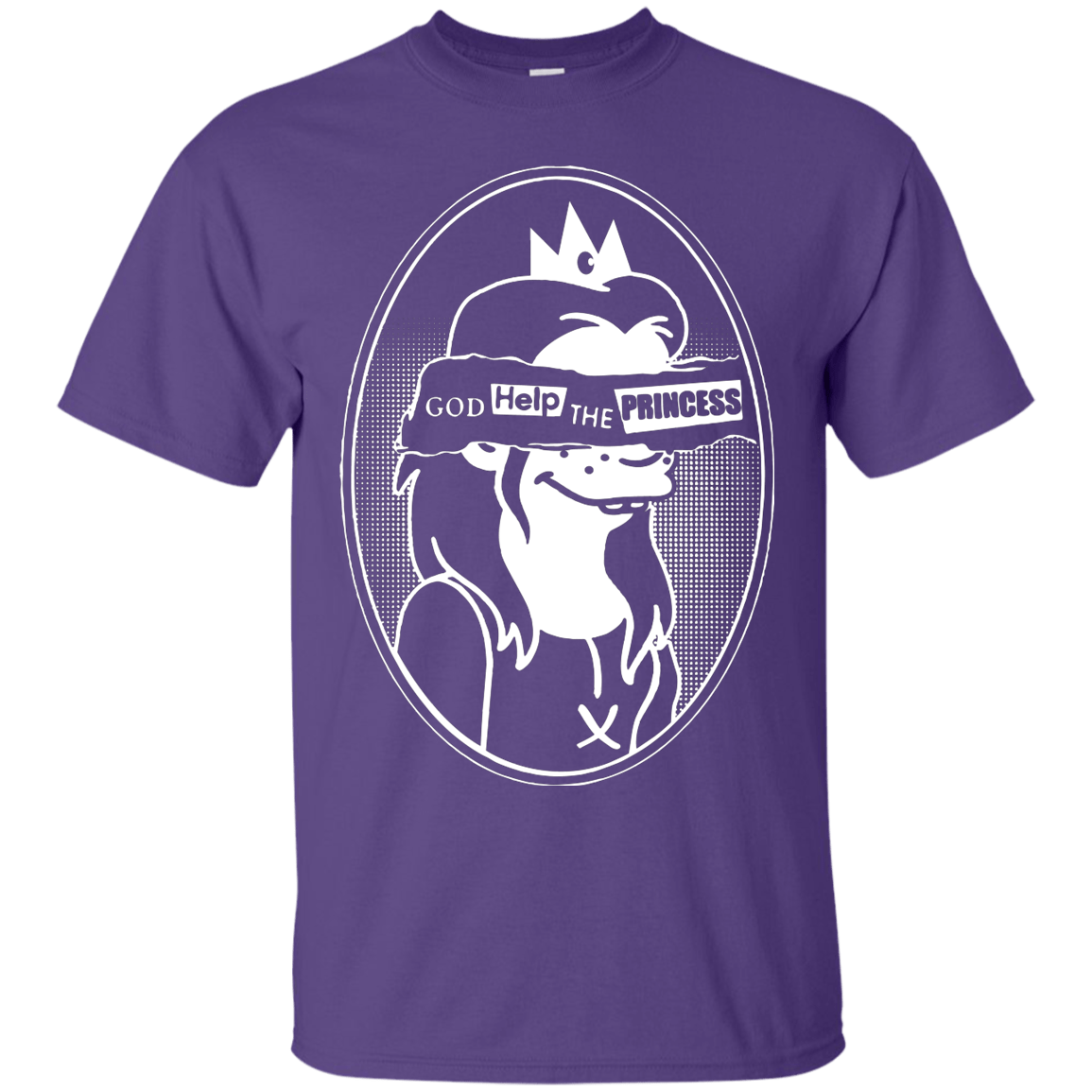 T-Shirts Purple / S God Help The Princess T-Shirt