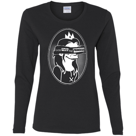 T-Shirts Black / S God Help The Princess Women's Long Sleeve T-Shirt