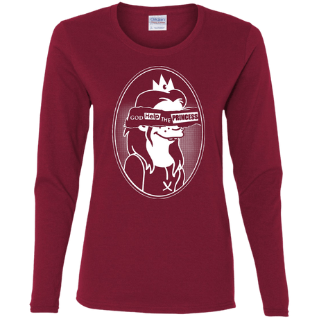T-Shirts Cardinal / S God Help The Princess Women's Long Sleeve T-Shirt