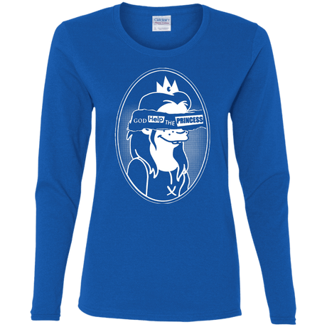 T-Shirts Royal / S God Help The Princess Women's Long Sleeve T-Shirt