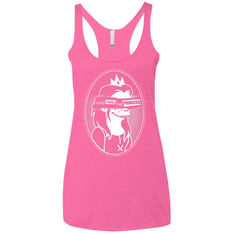 T-Shirts Vintage Pink / X-Small God Help The Princess Women's Triblend Racerback Tank
