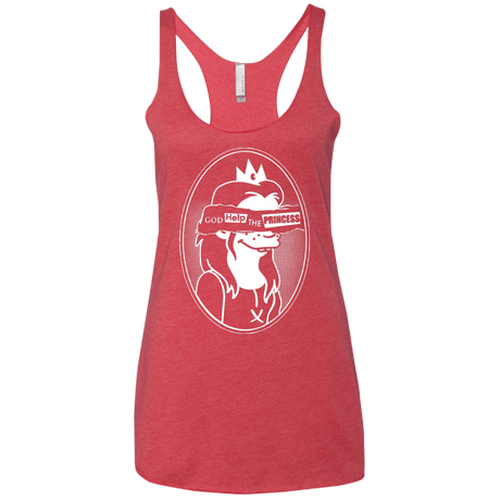 T-Shirts Vintage Red / X-Small God Help The Princess Women's Triblend Racerback Tank