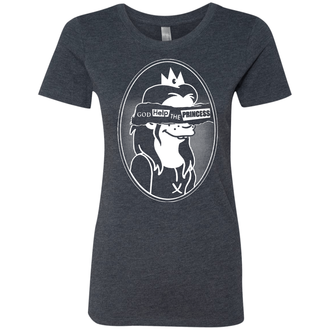 T-Shirts Vintage Navy / S God Help The Princess Women's Triblend T-Shirt